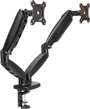 Amazon Basics dual gas-spring monitor arm