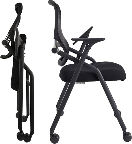 Compact task chair with mesh back