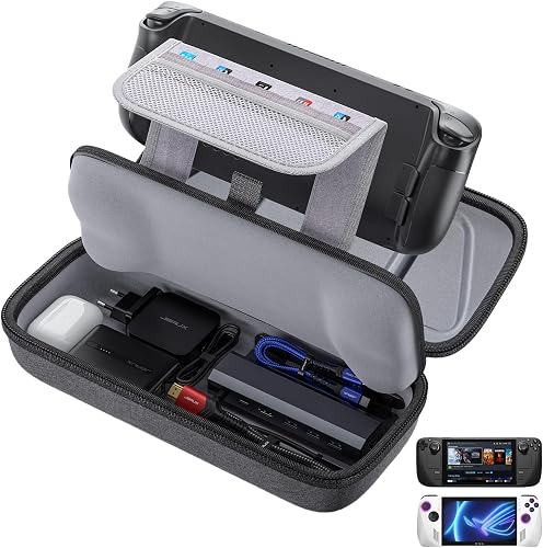JSAUX hard shell case with accessory storage