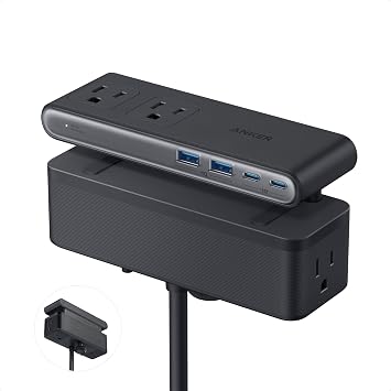 Anker Nano 70W clamp-on desk power strip